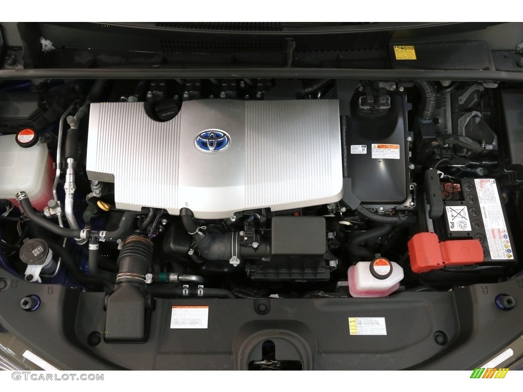 2016 Prius Two - Blue Crush Metallic / Black photo #19