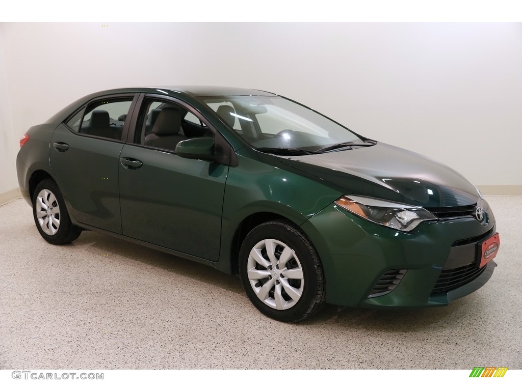 2016 Corolla LE - 4Evergreen Mica / Ash photo #1