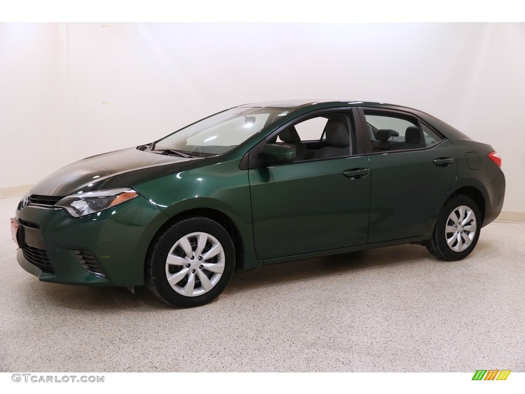 2016 Corolla LE - 4Evergreen Mica / Ash photo #3