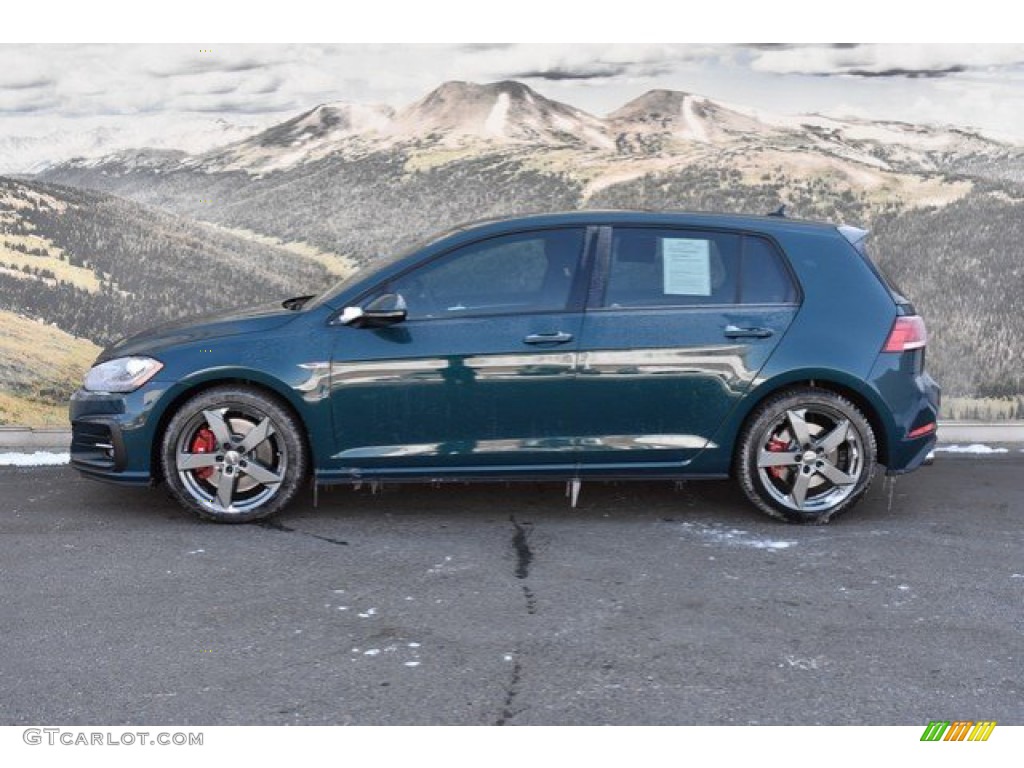 Great Falls Green Metallic 2018 Volkswagen Golf GTI SE Exterior Photo #132212781