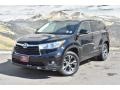 Midnight Black Metallic - Highlander XLE Photo No. 5