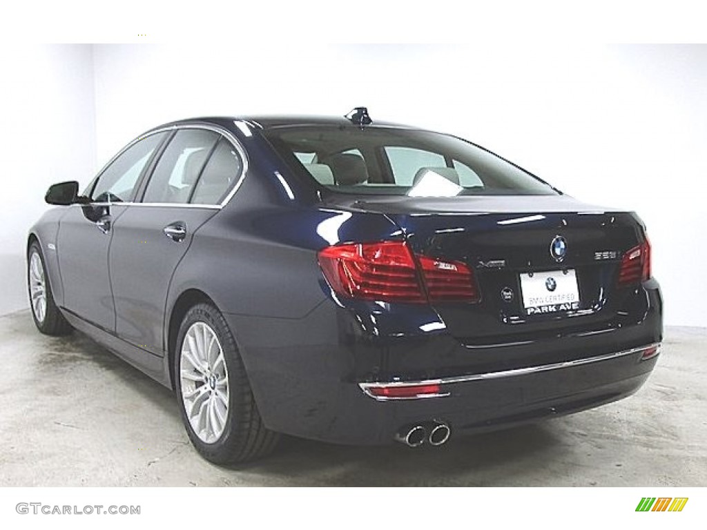 2016 5 Series 528i xDrive Sedan - Imperial Blue Metallic / Ivory White photo #1