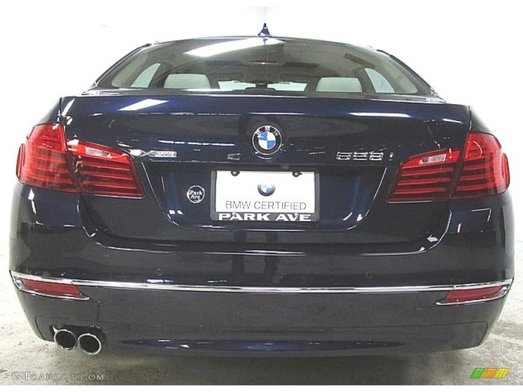 2016 5 Series 528i xDrive Sedan - Imperial Blue Metallic / Ivory White photo #2