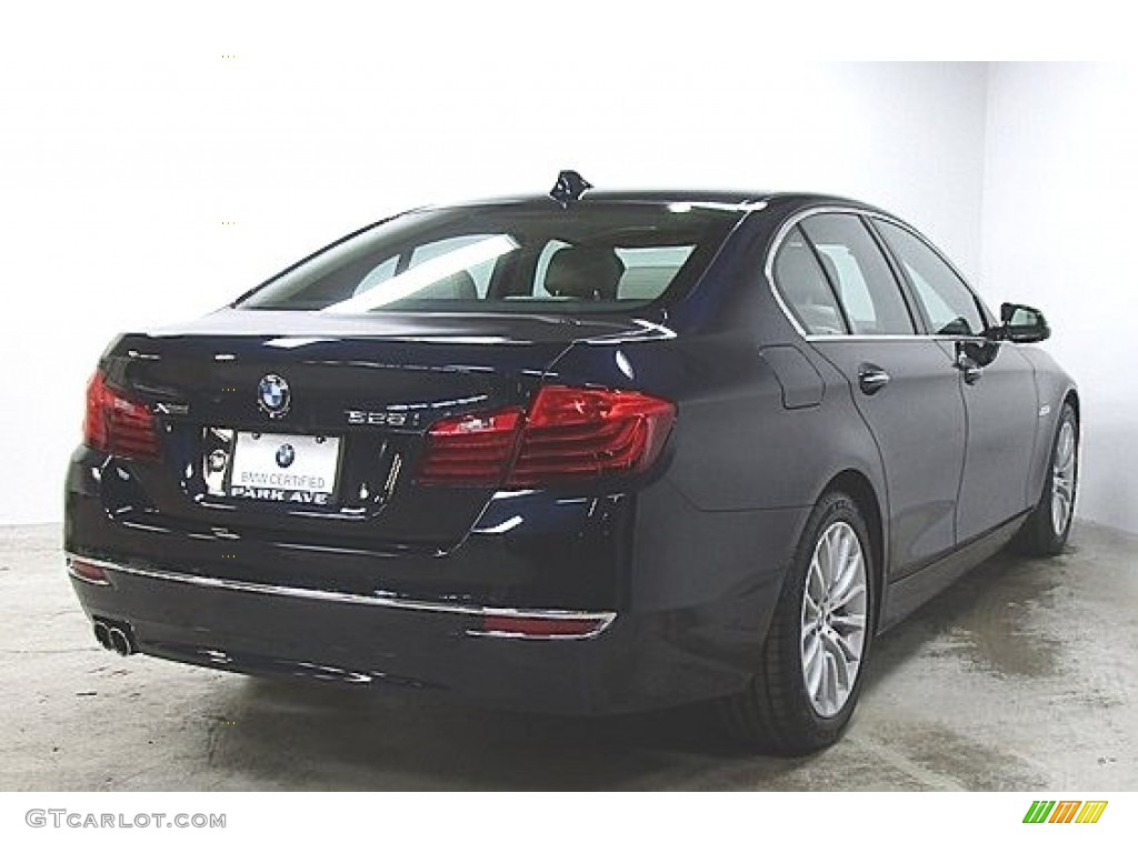 2016 5 Series 528i xDrive Sedan - Imperial Blue Metallic / Ivory White photo #3