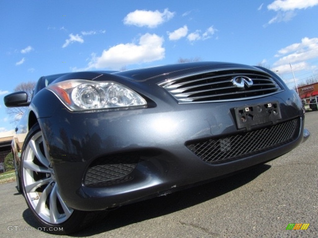 2008 G 37 S Sport Coupe - Blue Slate Metallic / Graphite photo #1