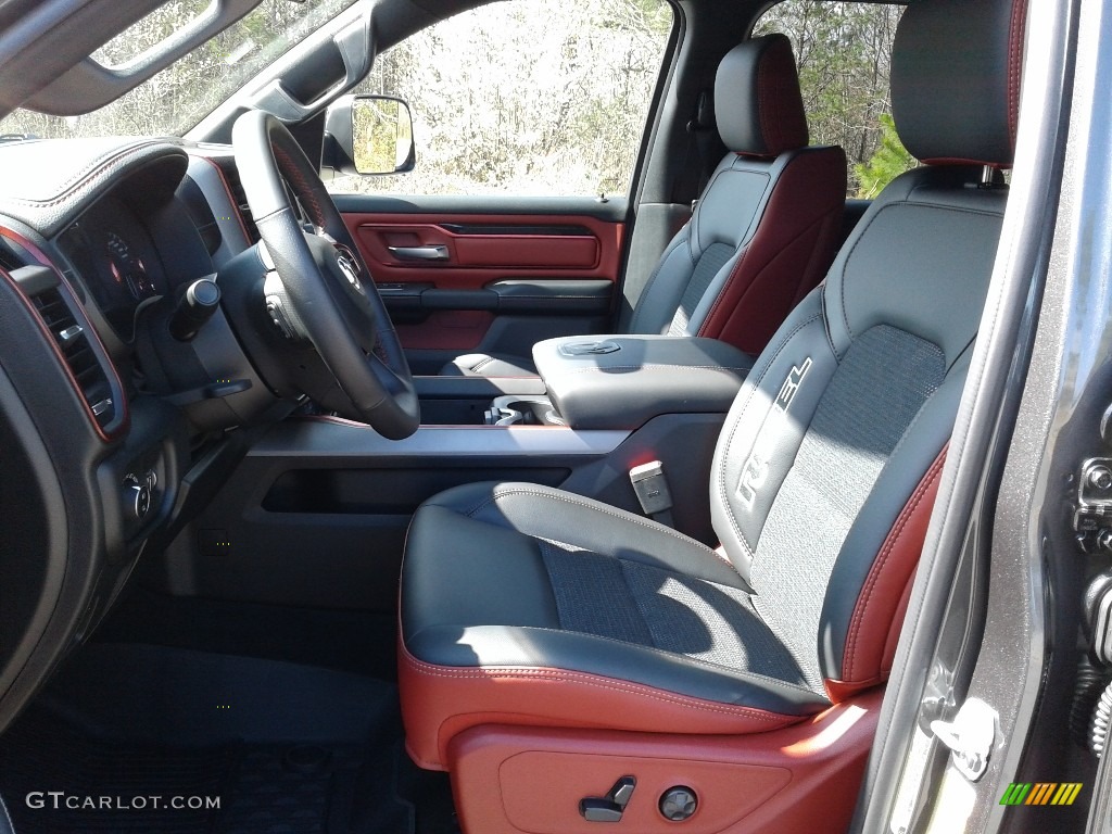 2019 1500 Rebel Crew Cab 4x4 - Granite Crystal Metallic / Black/Red photo #10