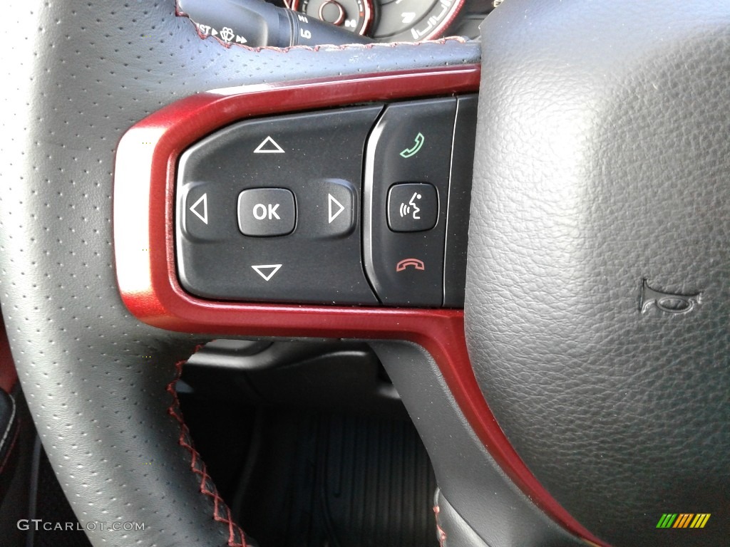 2019 1500 Rebel Crew Cab 4x4 - Granite Crystal Metallic / Black/Red photo #18