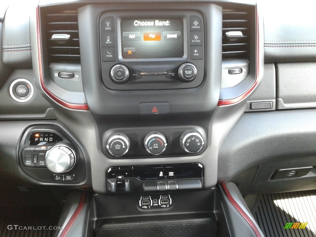 2019 1500 Rebel Crew Cab 4x4 - Granite Crystal Metallic / Black/Red photo #21