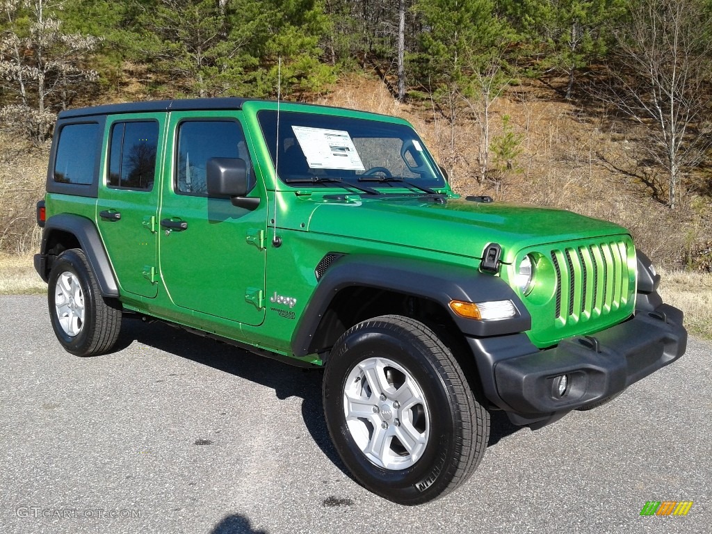 Mojito! 2019 Jeep Wrangler Unlimited Sport 4x4 Exterior Photo #132218394