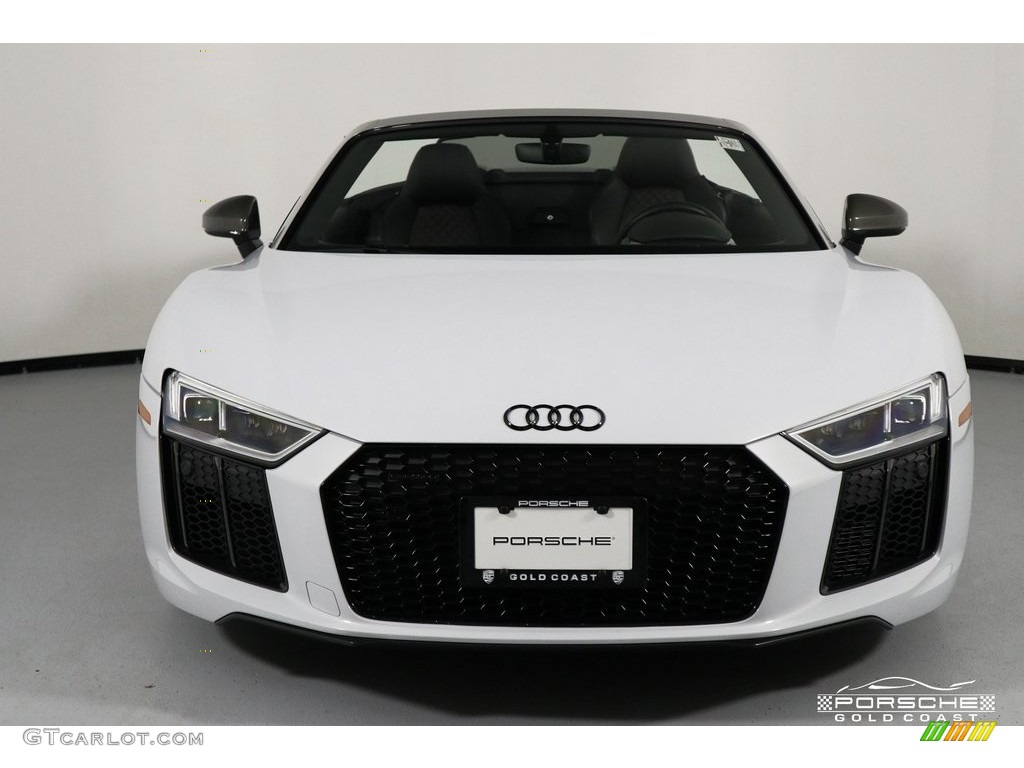 2017 R8 V10 - Ibis White / Black/Express Red Stitching photo #2