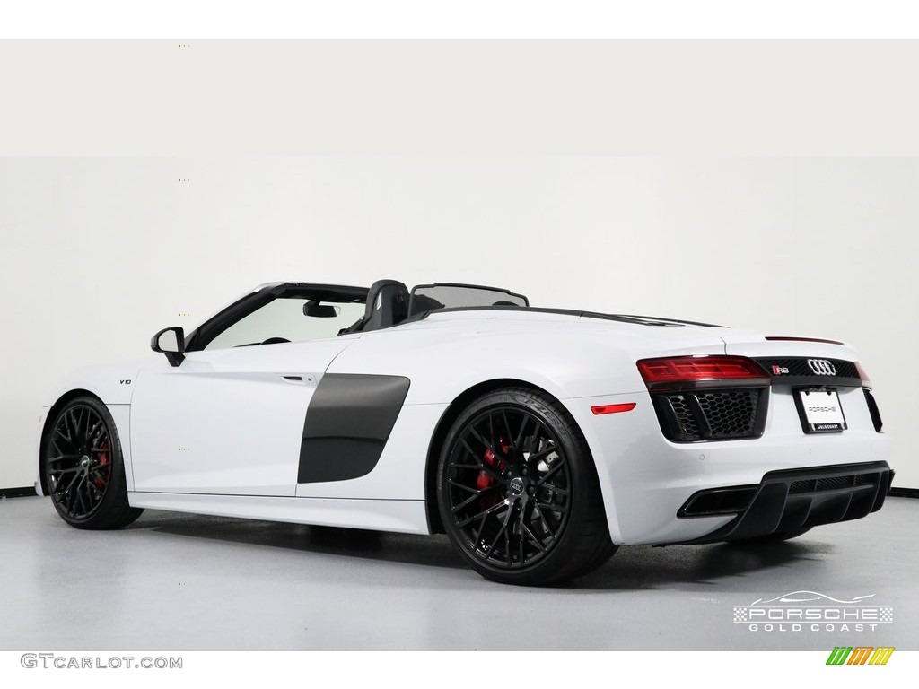 2017 R8 V10 - Ibis White / Black/Express Red Stitching photo #4
