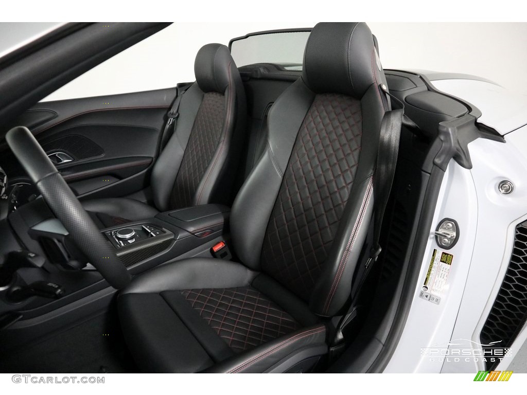 2017 R8 V10 - Ibis White / Black/Express Red Stitching photo #14