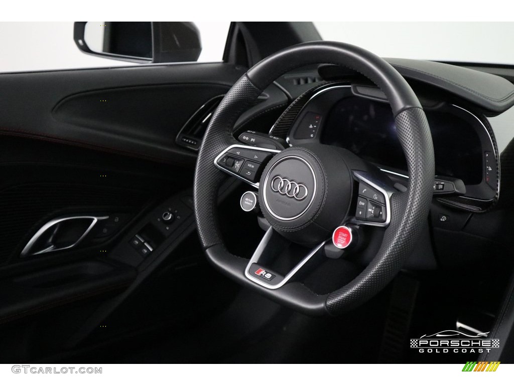 2017 R8 V10 - Ibis White / Black/Express Red Stitching photo #16