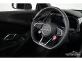 Black/Express Red Stitching Steering Wheel Photo for 2017 Audi R8 #132218970