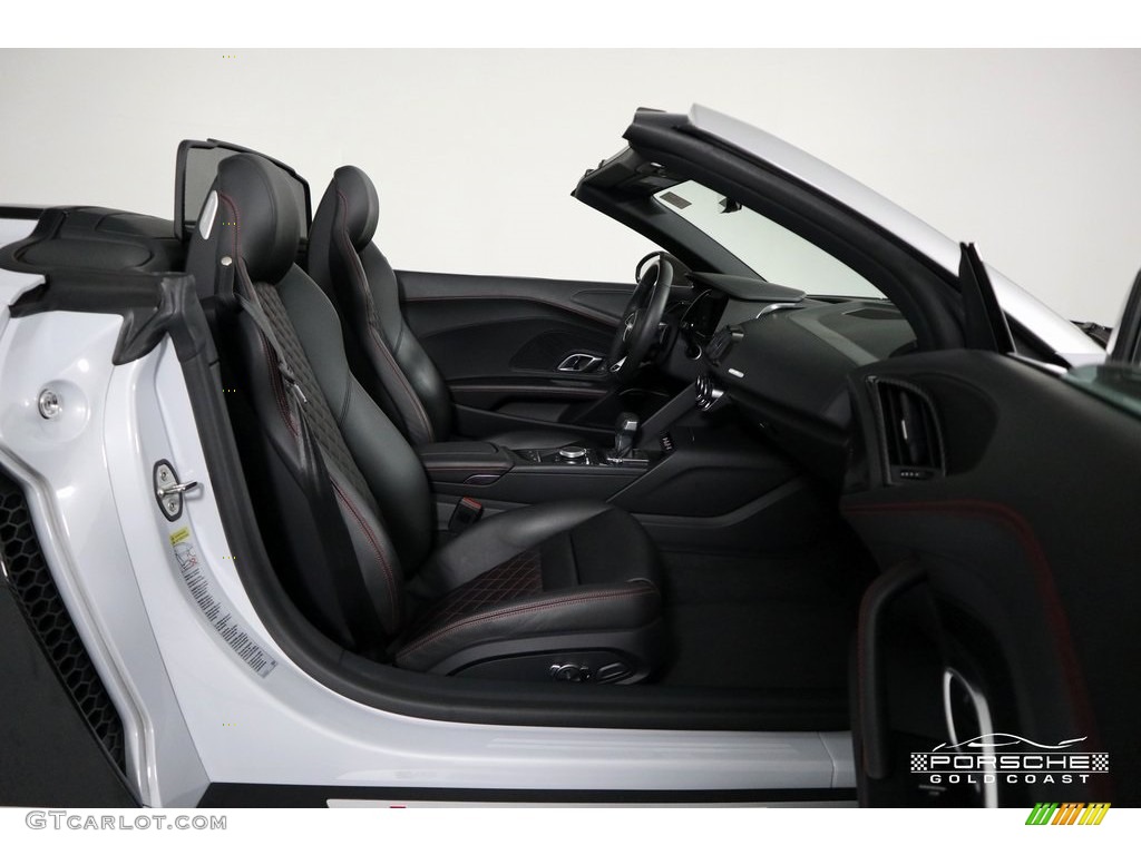 2017 R8 V10 - Ibis White / Black/Express Red Stitching photo #24