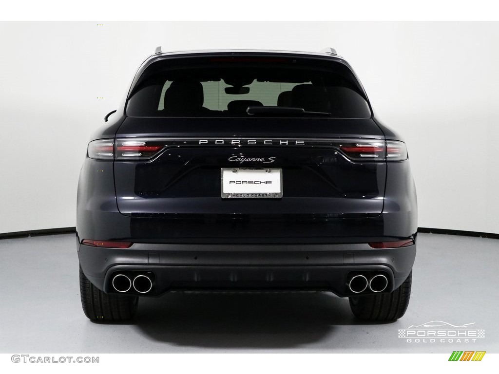 2019 Cayenne S - Moonlight Blue Metallic / Black/Mojave Beige photo #6
