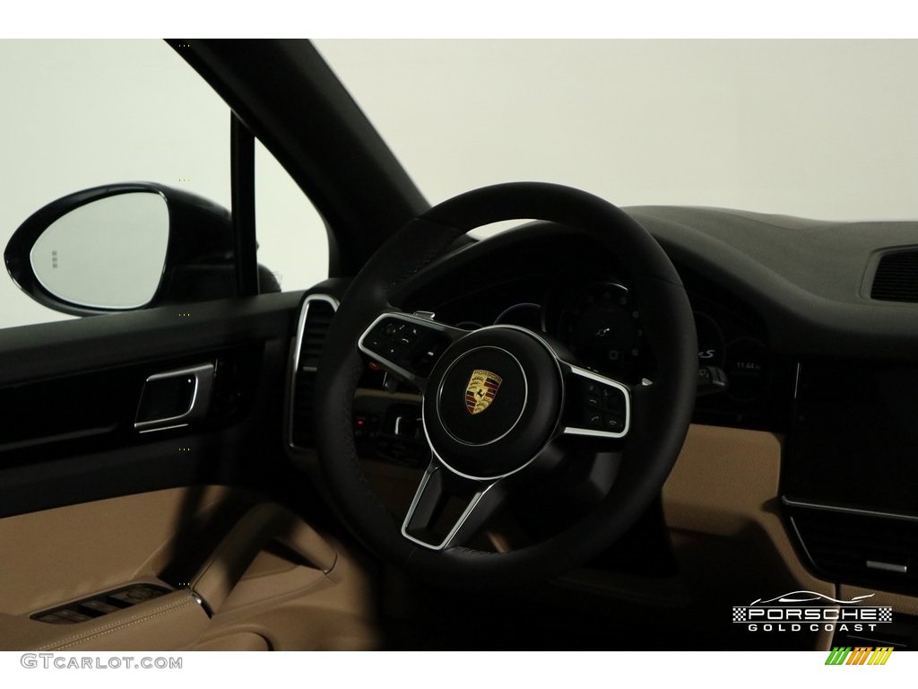 2019 Cayenne S - Moonlight Blue Metallic / Black/Mojave Beige photo #15