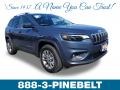 2019 Blue Shade Pearl Jeep Cherokee Latitude Plus 4x4  photo #1