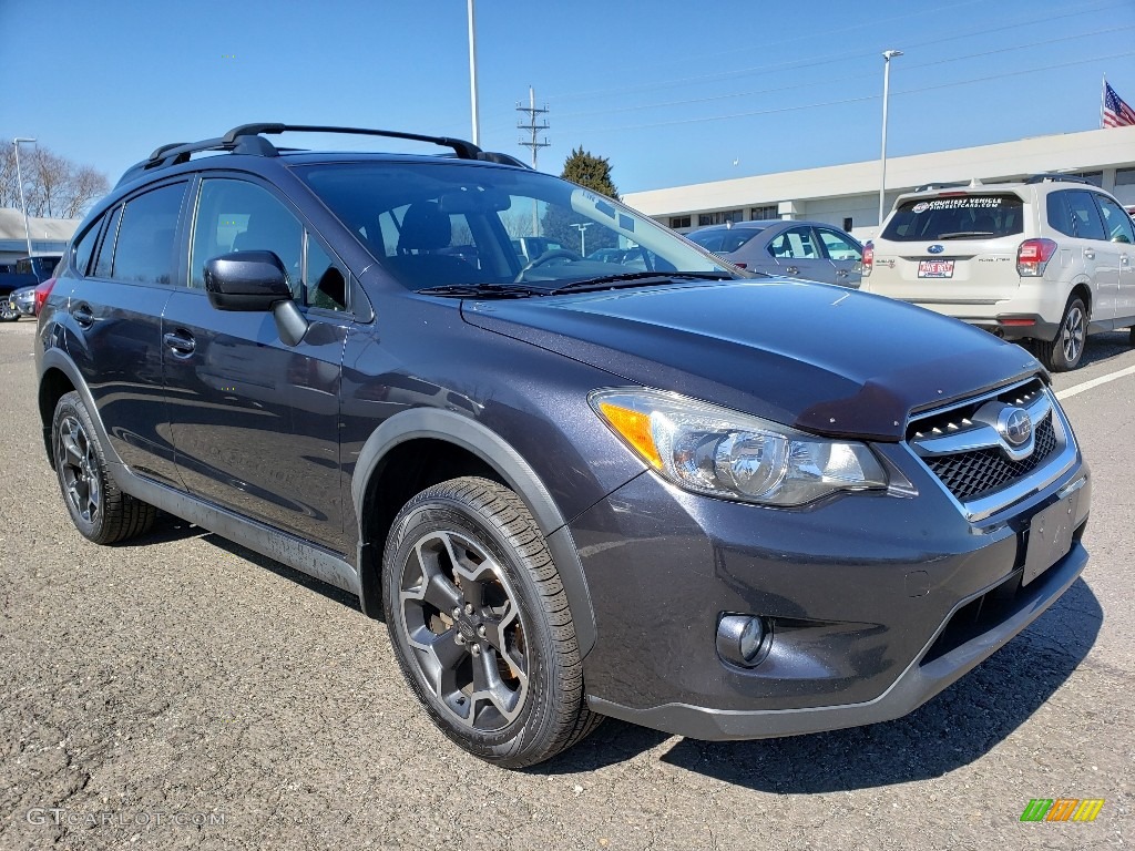 2014 XV Crosstrek 2.0i Premium - Dark Gray Metallic / Black photo #1