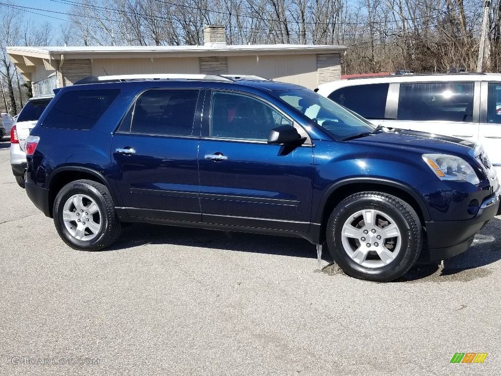 Deep Blue Metallic GMC Acadia