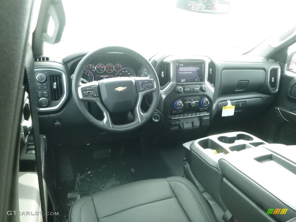 2019 Chevrolet Silverado 1500 LTZ Double Cab 4WD Jet Black Dashboard Photo #132224905