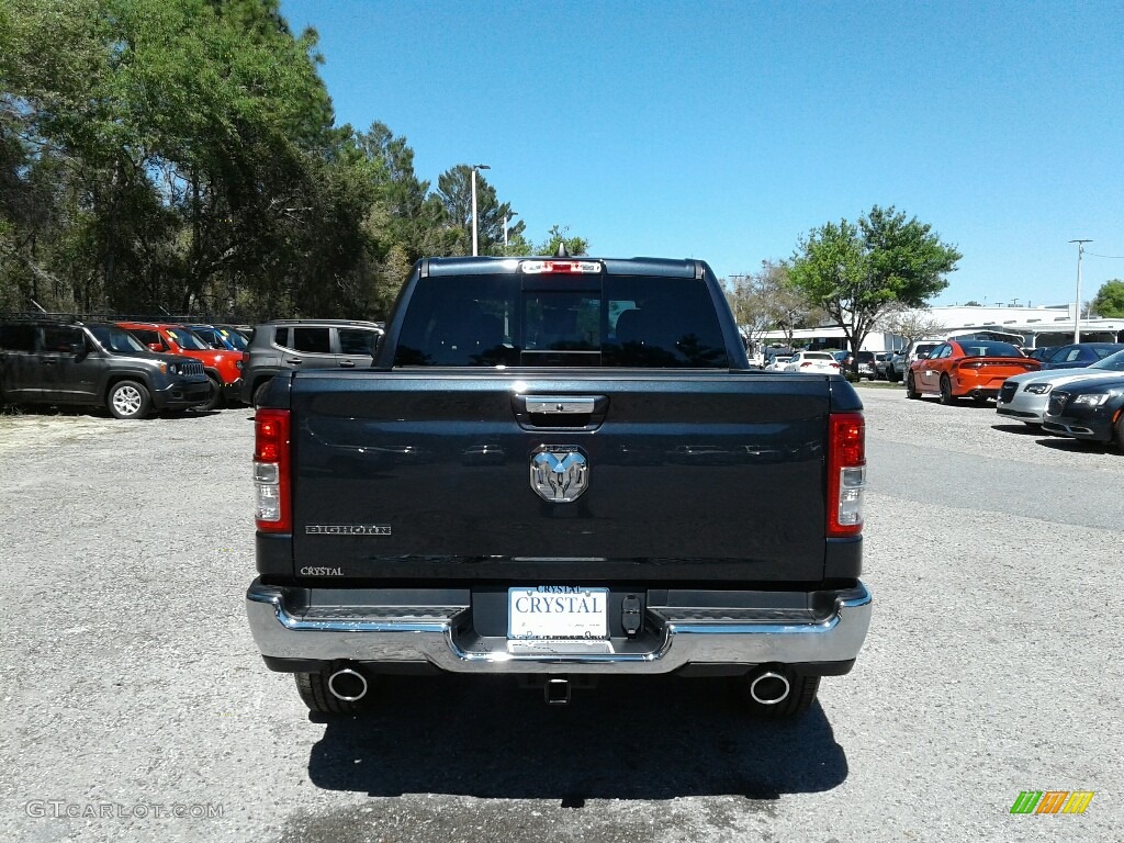 2019 1500 Big Horn Crew Cab - Maximum Steel Metallic / Black/Diesel Gray photo #4