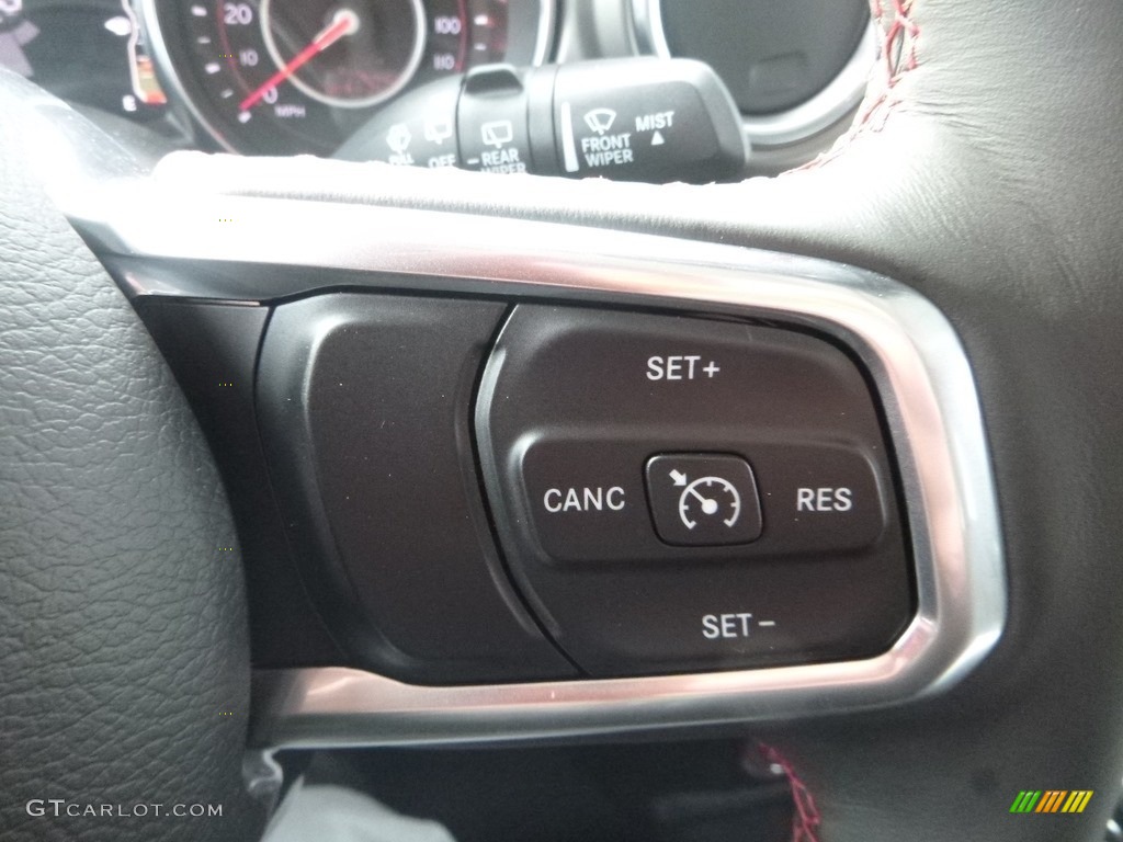 2019 Jeep Wrangler Rubicon 4x4 Black Steering Wheel Photo #132225415