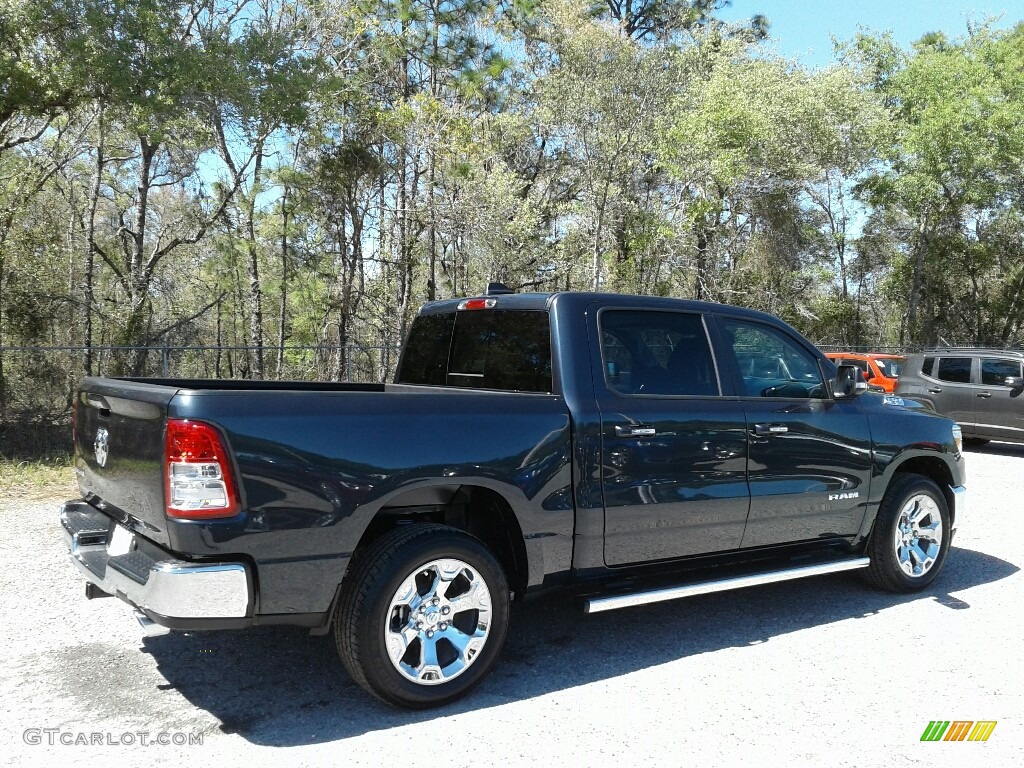 2019 1500 Big Horn Crew Cab - Maximum Steel Metallic / Black/Diesel Gray photo #5