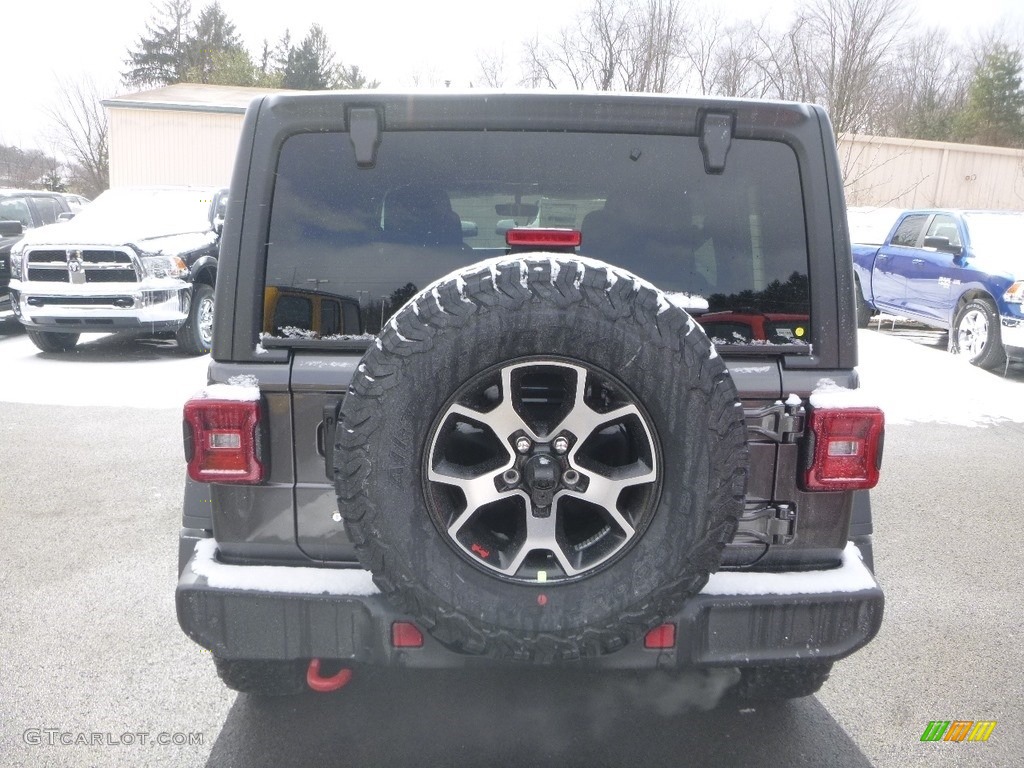 2019 Wrangler Unlimited Rubicon 4x4 - Granite Crystal Metallic / Black photo #4