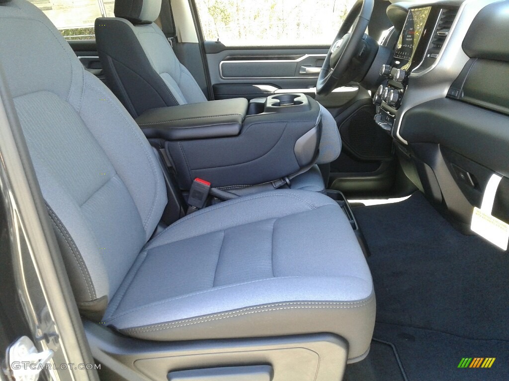 2019 1500 Big Horn Crew Cab - Maximum Steel Metallic / Black/Diesel Gray photo #12
