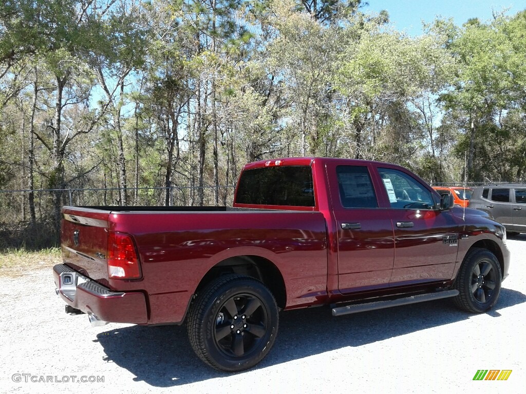2019 1500 Classic Express Quad Cab 4x4 - Delmonico Red Pearl / Black/Diesel Gray photo #5