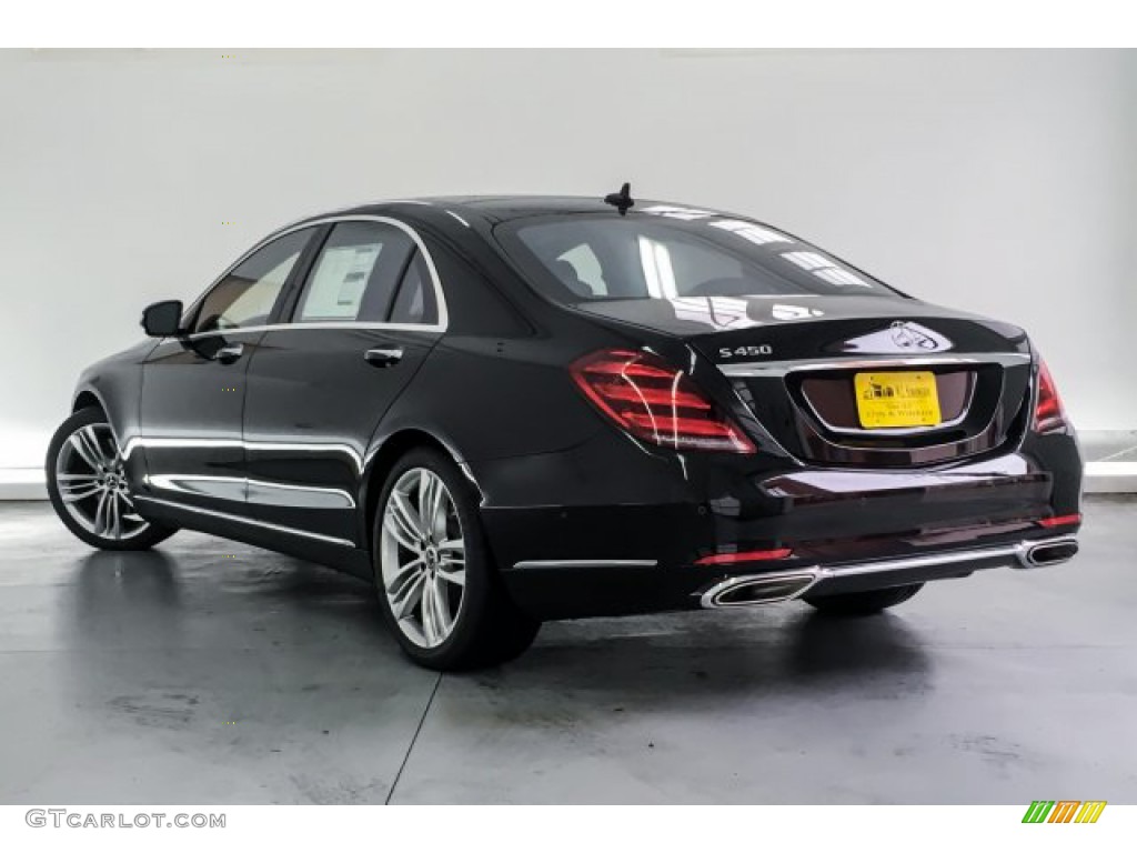 2019 S 450 Sedan - Black / Black photo #2