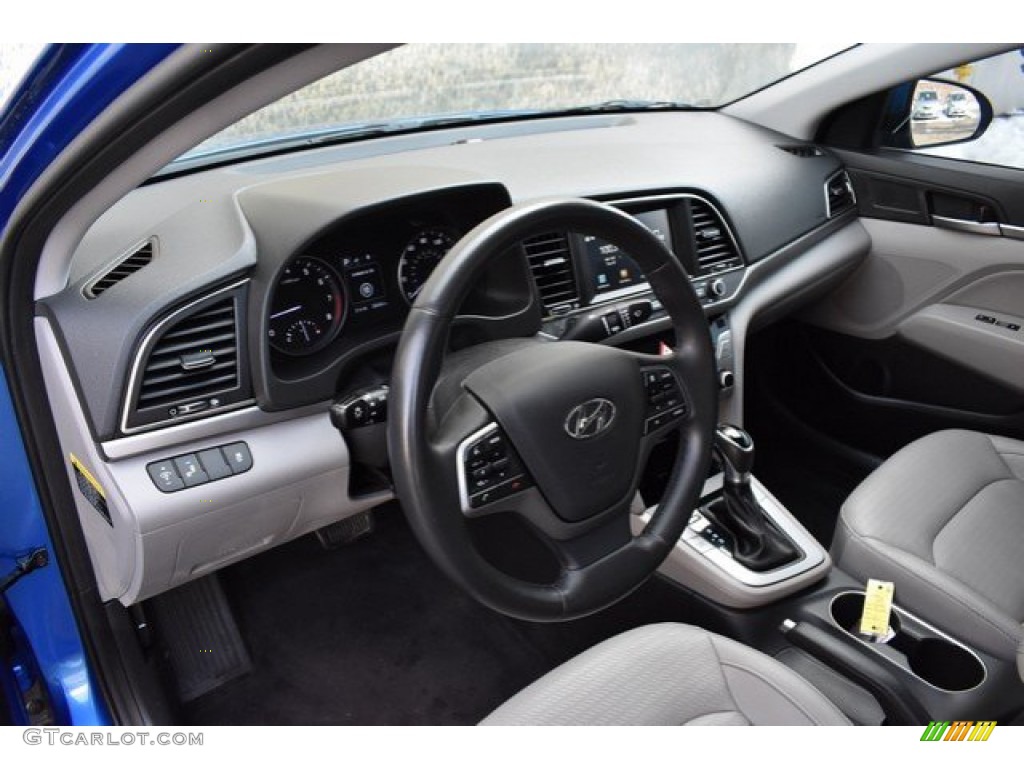 2017 Elantra Limited - Electric Blue / Gray photo #9