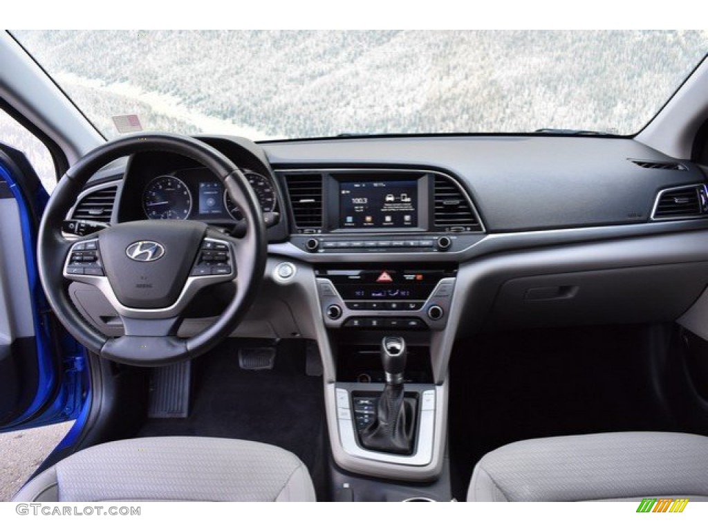 2017 Elantra Limited - Electric Blue / Gray photo #13