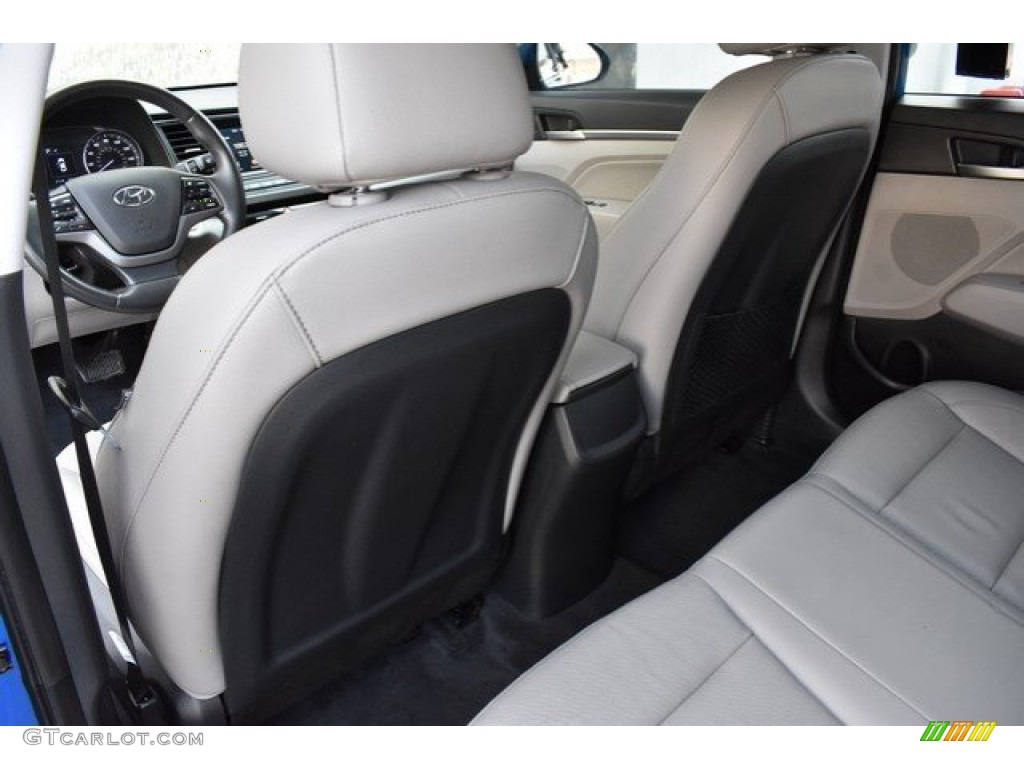 2017 Elantra Limited - Electric Blue / Gray photo #19