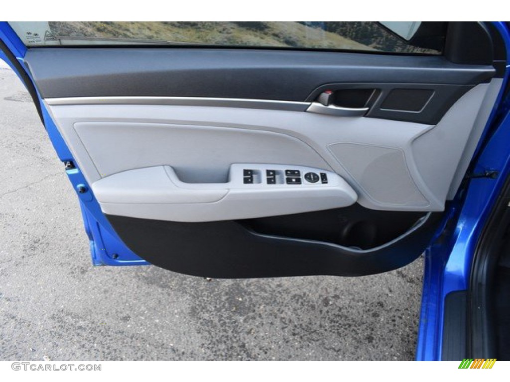 2017 Elantra Limited - Electric Blue / Gray photo #24