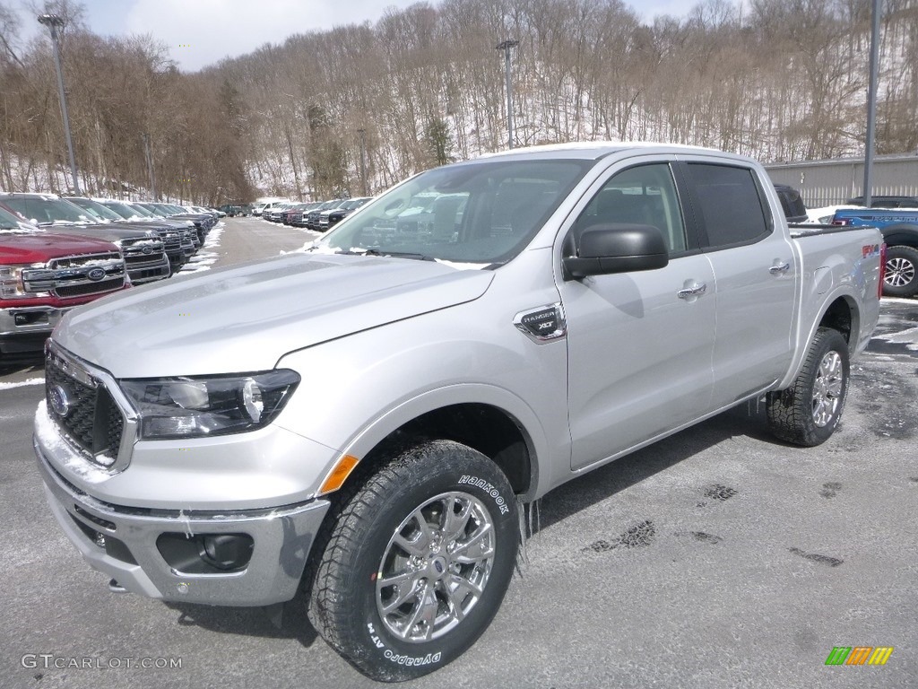 Ingot Silver Metallic 2019 Ford Ranger XLT SuperCrew 4x4 Exterior Photo #132228703