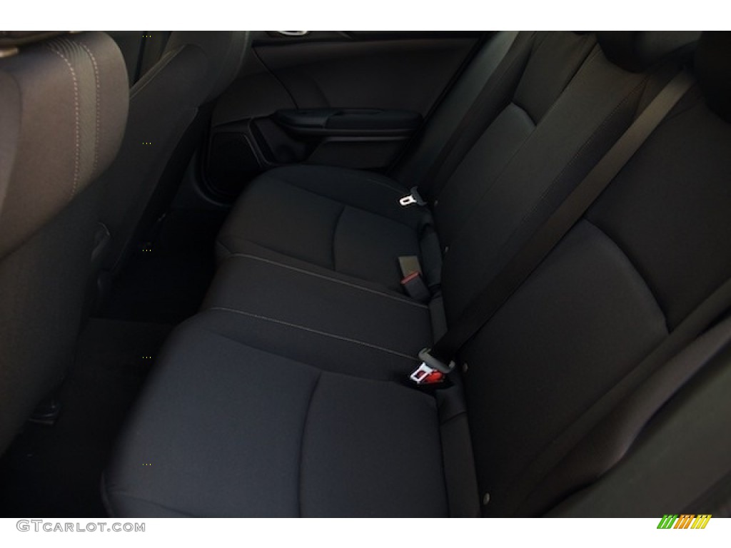 2019 Civic LX Hatchback - Crystal Black Pearl / Black photo #10