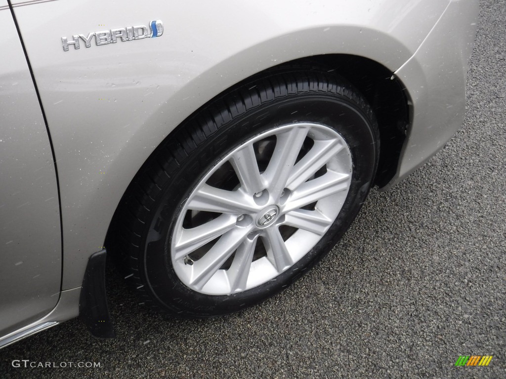 2014 Camry Hybrid XLE - Creme Brulee Metallic / Ivory photo #4
