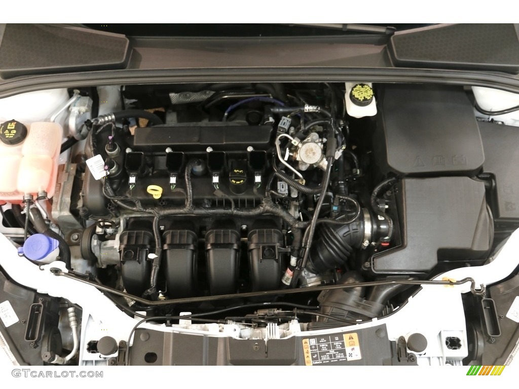 2017 Focus SE Sedan - Oxford White / Charcoal Black photo #16