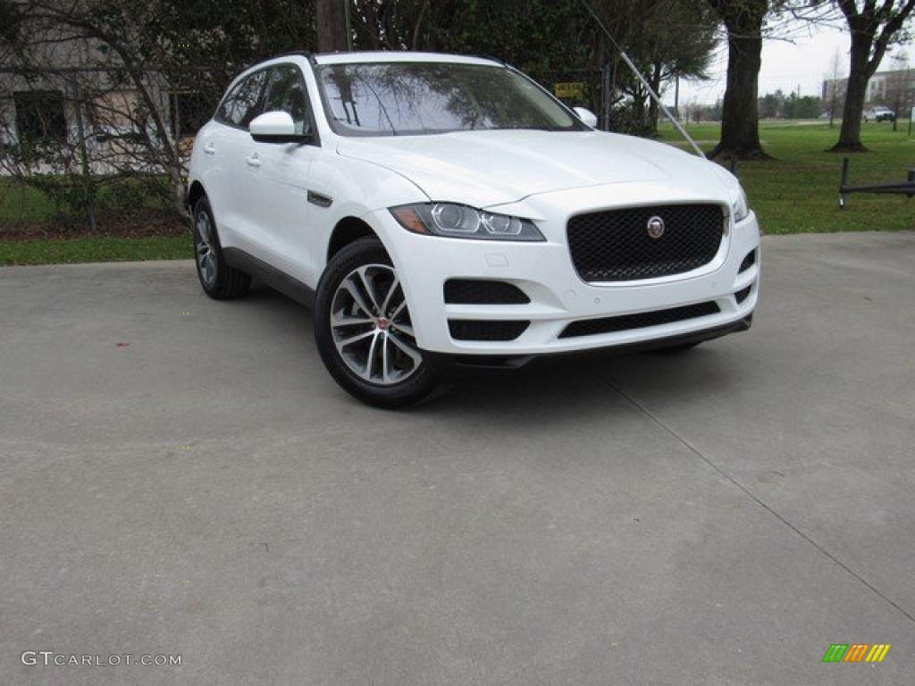 2017 F-PACE 35t AWD Premium - Polaris White / Jet photo #1