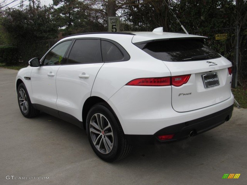 2017 F-PACE 35t AWD Premium - Polaris White / Jet photo #2