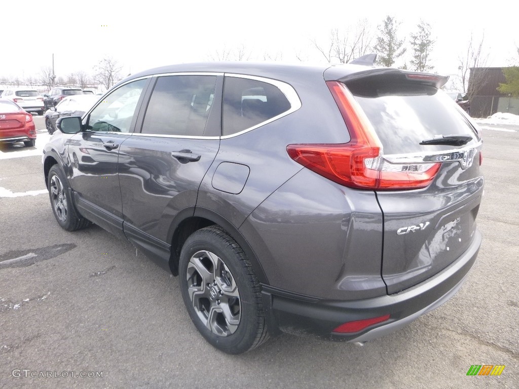 2019 CR-V EX-L AWD - Modern Steel Metallic / Black photo #2