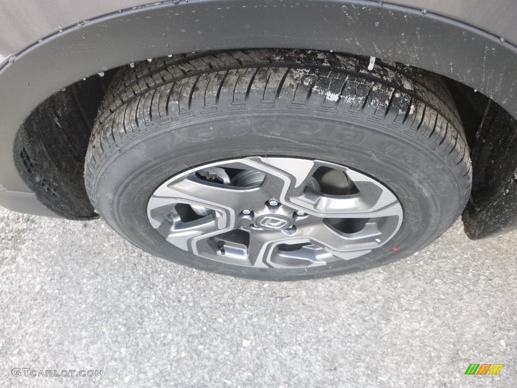 2019 CR-V EX AWD - Modern Steel Metallic / Black photo #7
