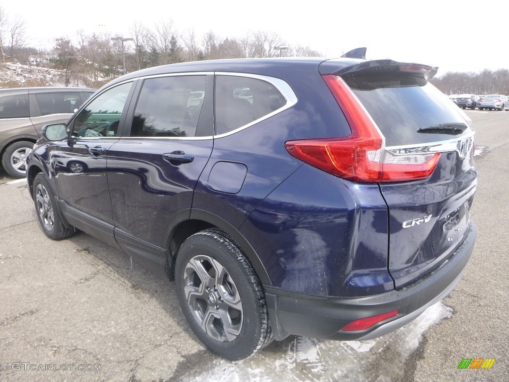2019 CR-V EX AWD - Obsidian Blue Pearl / Gray photo #2