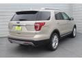 2017 White Gold Ford Explorer Limited  photo #8