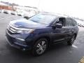 2016 Obsidian Blue Pearl Honda Pilot EX-L AWD  photo #6