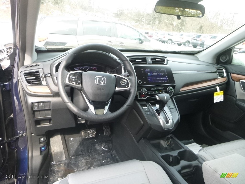 2019 CR-V EX AWD - Obsidian Blue Pearl / Gray photo #10