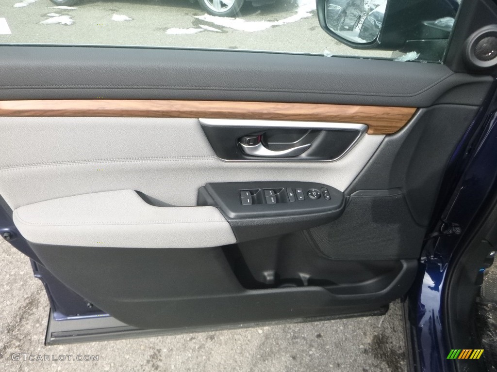 2019 CR-V EX AWD - Obsidian Blue Pearl / Gray photo #11