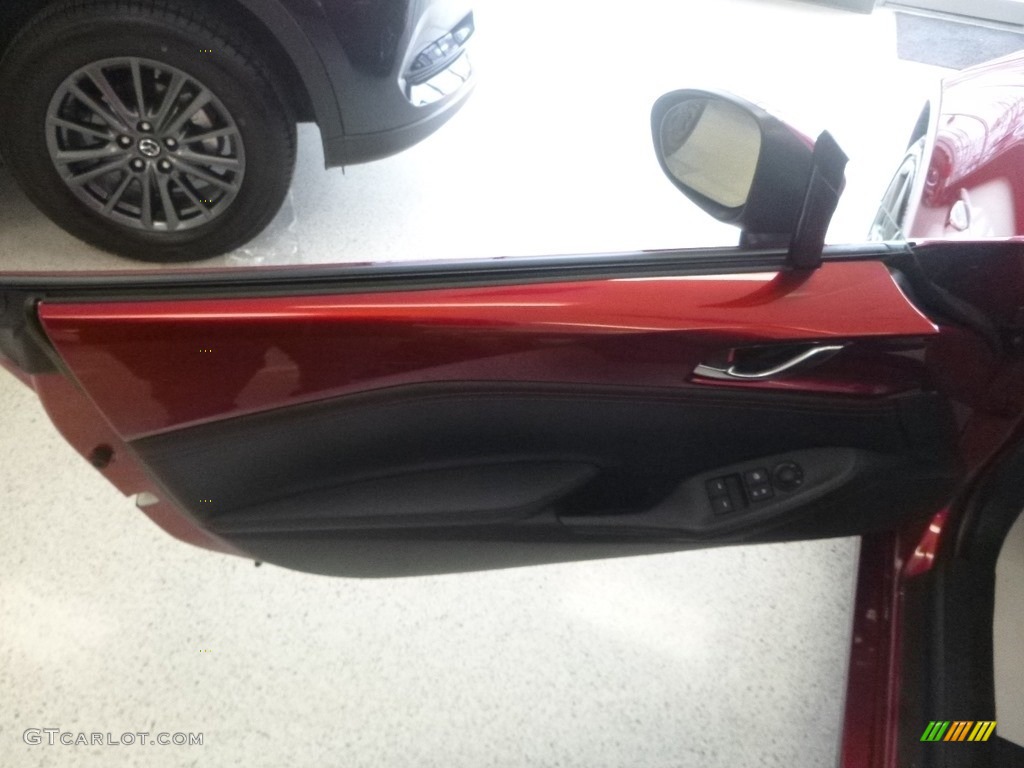 2019 Mazda MX-5 Miata Grand Touring Black Door Panel Photo #132235942